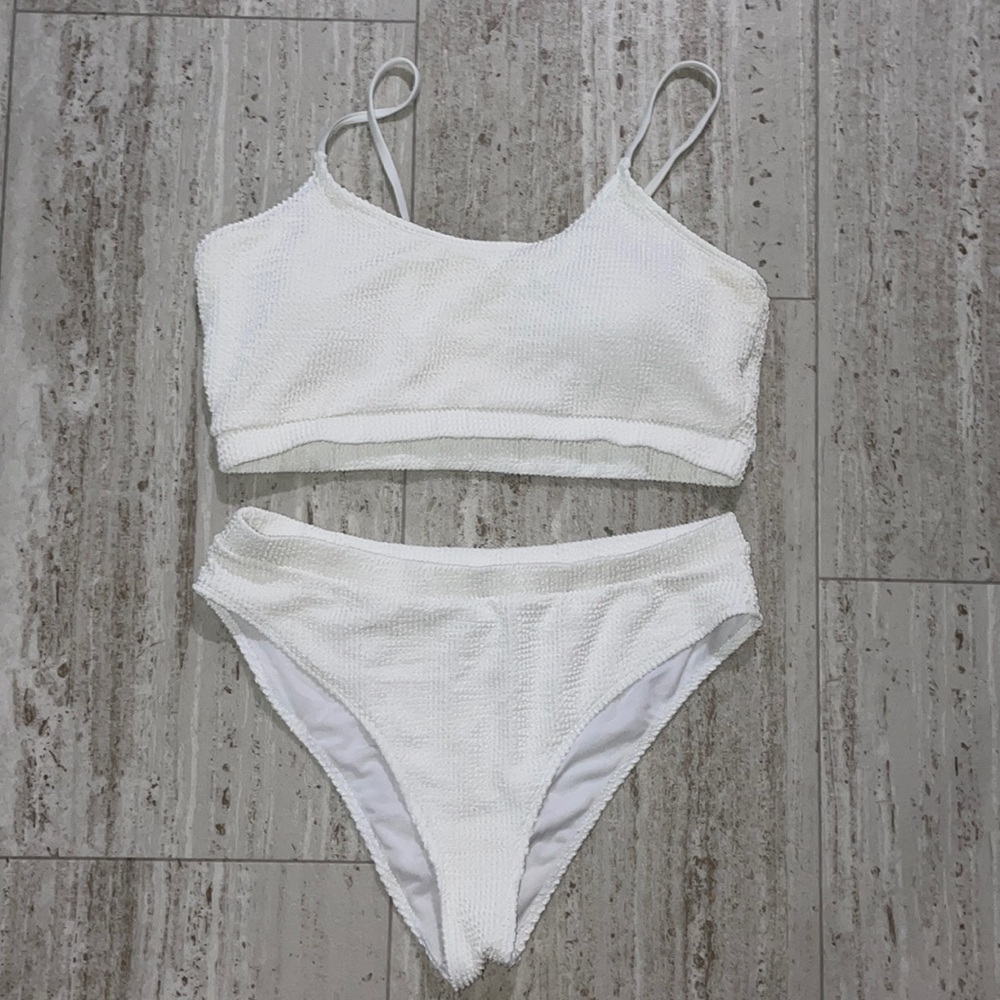 White Bathing Suit